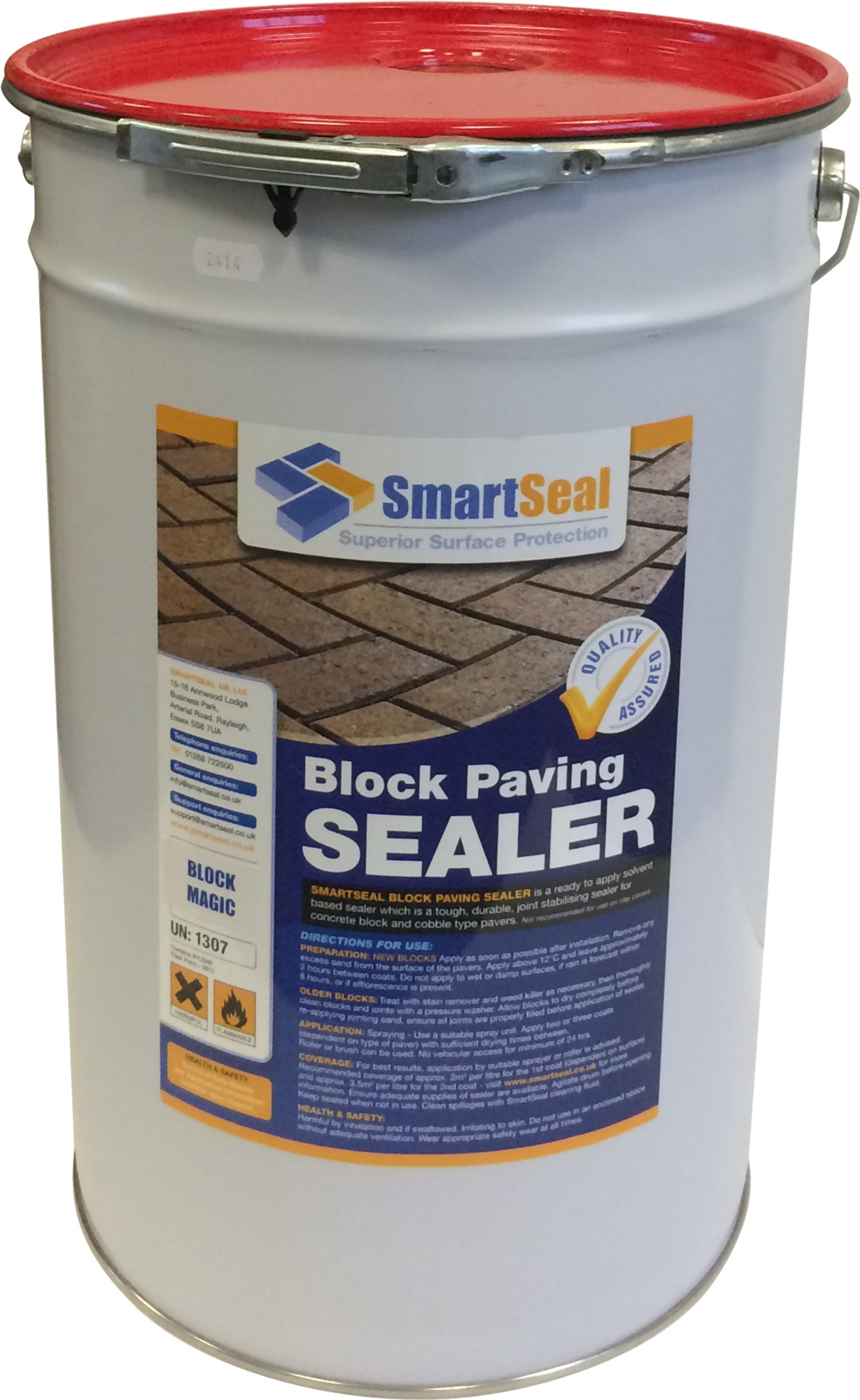 Recolouring sealer for block paving Smartseal